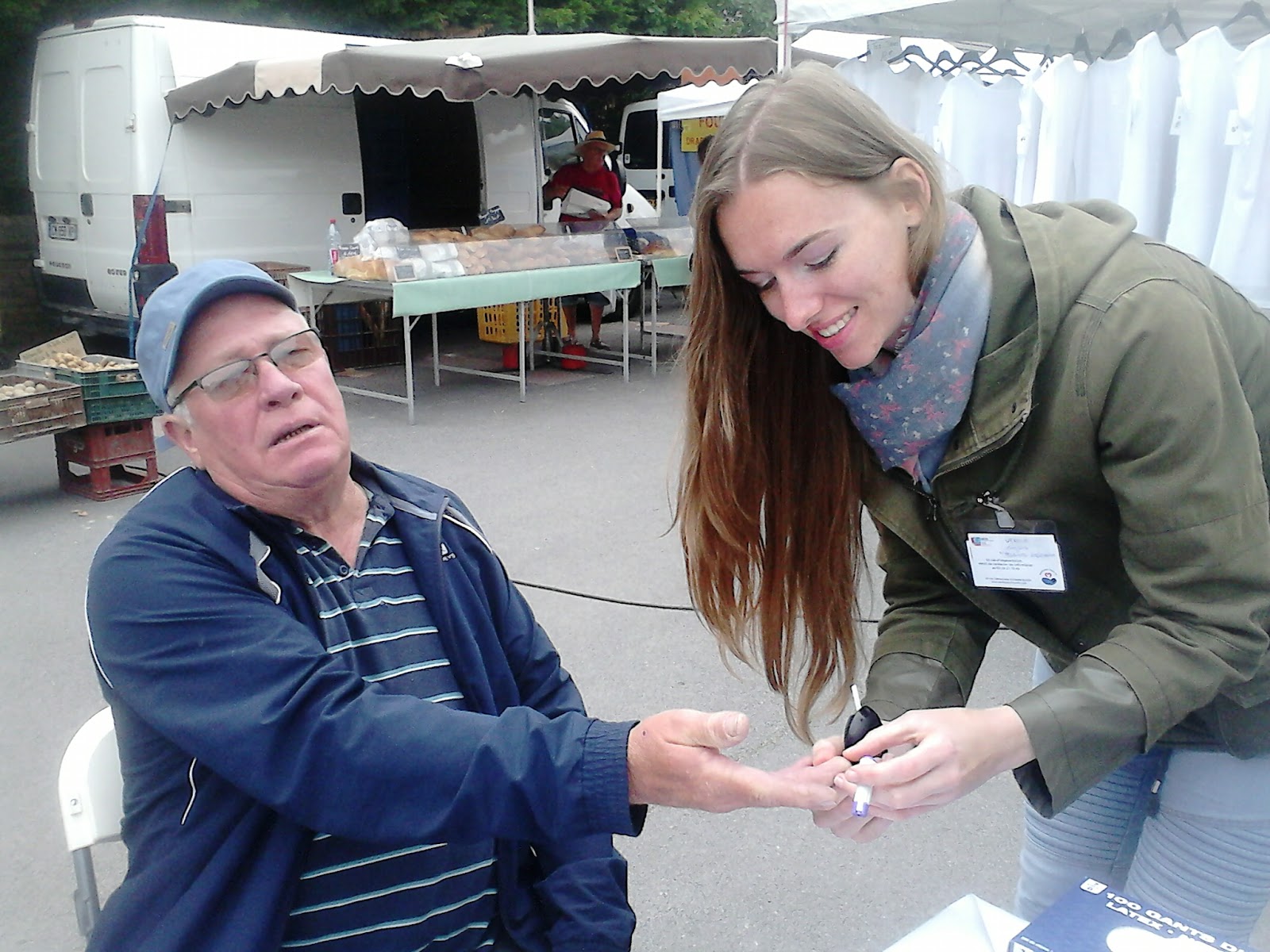 Dépistage sur le marché de Bray-Dunes Dépistage sur le marché de Bray-Dunes