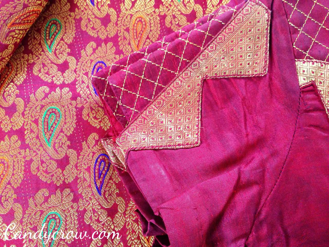 Kanchipuram Silk Saree Blouse Design 