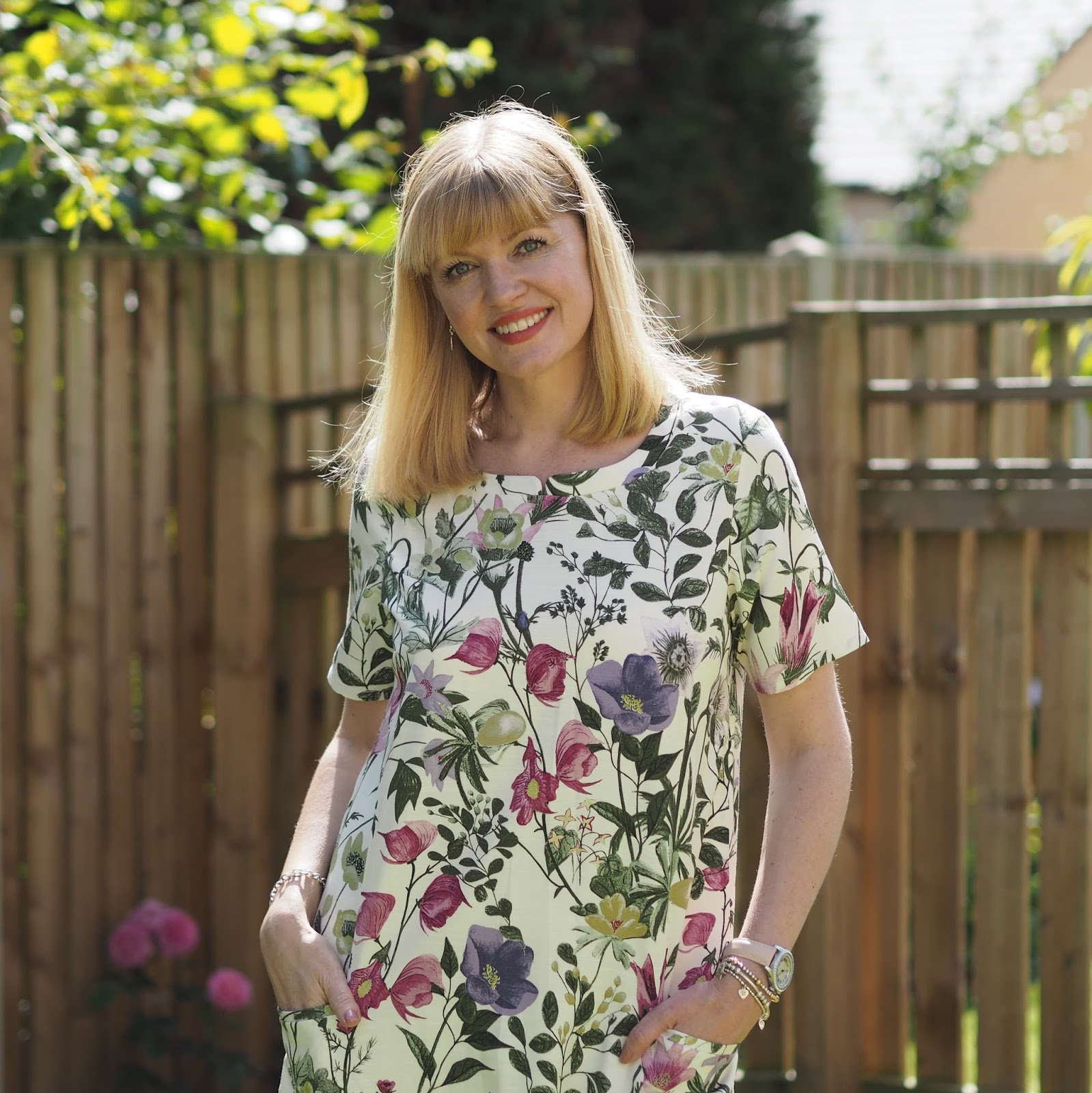 Botanical Print Eco-Dress With Mulberry Bayswater Bag And, 44% OFF