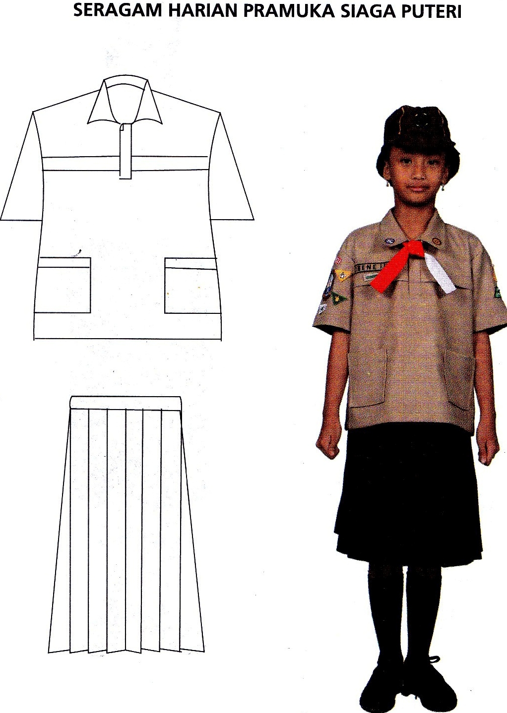  Baju  Pramuka 