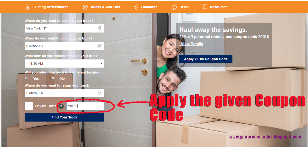 Budget Truck Rental Coupon Code 2017 August