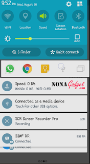 App Android Multitasking Notification Bar