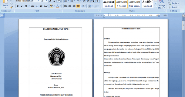Contoh Makalah Tentang Diabetes Mellitus Tipe I Contoh Makalah Docx