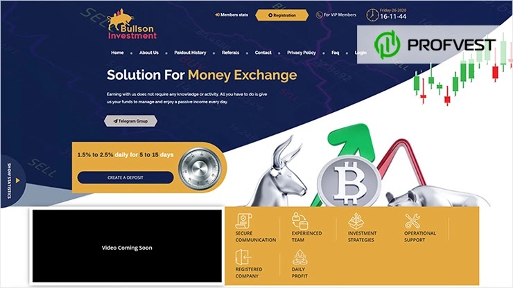 Bullson-Investment: обзор и отзывы о bullson-investment.com (HYIP платит) Bullson-Investment обзор и отзывы HYIP-проекта