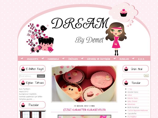 Dream By Demet Pasta Blogu Ve Kartvizit-Logo Tasarım