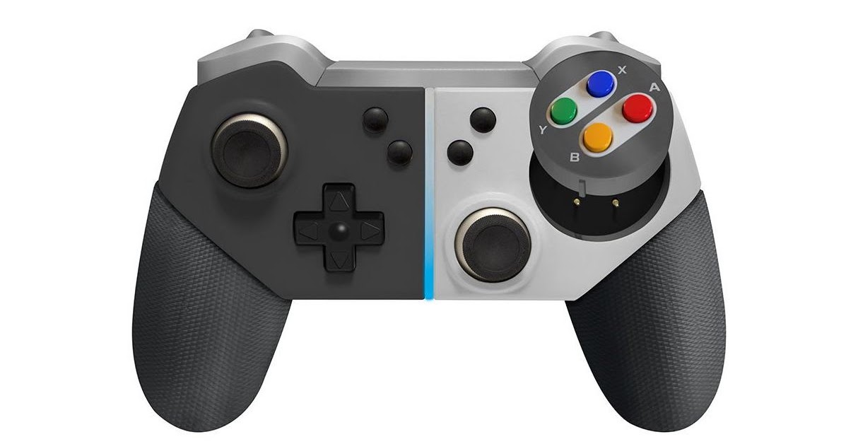 Switch Pad it emulates four classic Nintendo controls