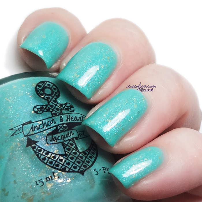 xoxoJen's swatch of Anchor & Heart Lacquer - Manna's Marvelous Masterpiece