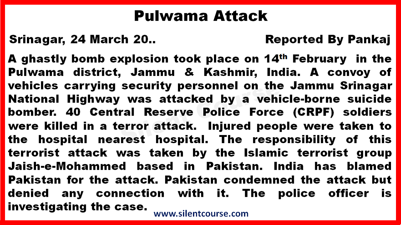 Pulwama incident image