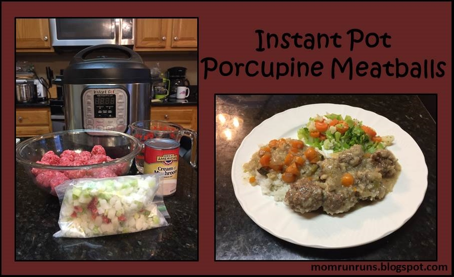 Mom Run Runs: Recipe: Instant Pot Porcupine Meatballs