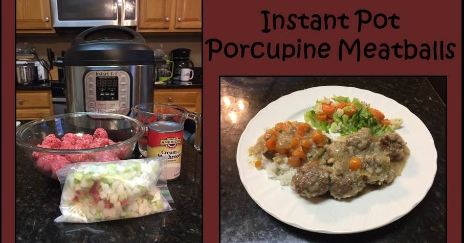 Mom Run Runs: Recipe: Instant Pot Porcupine Meatballs
