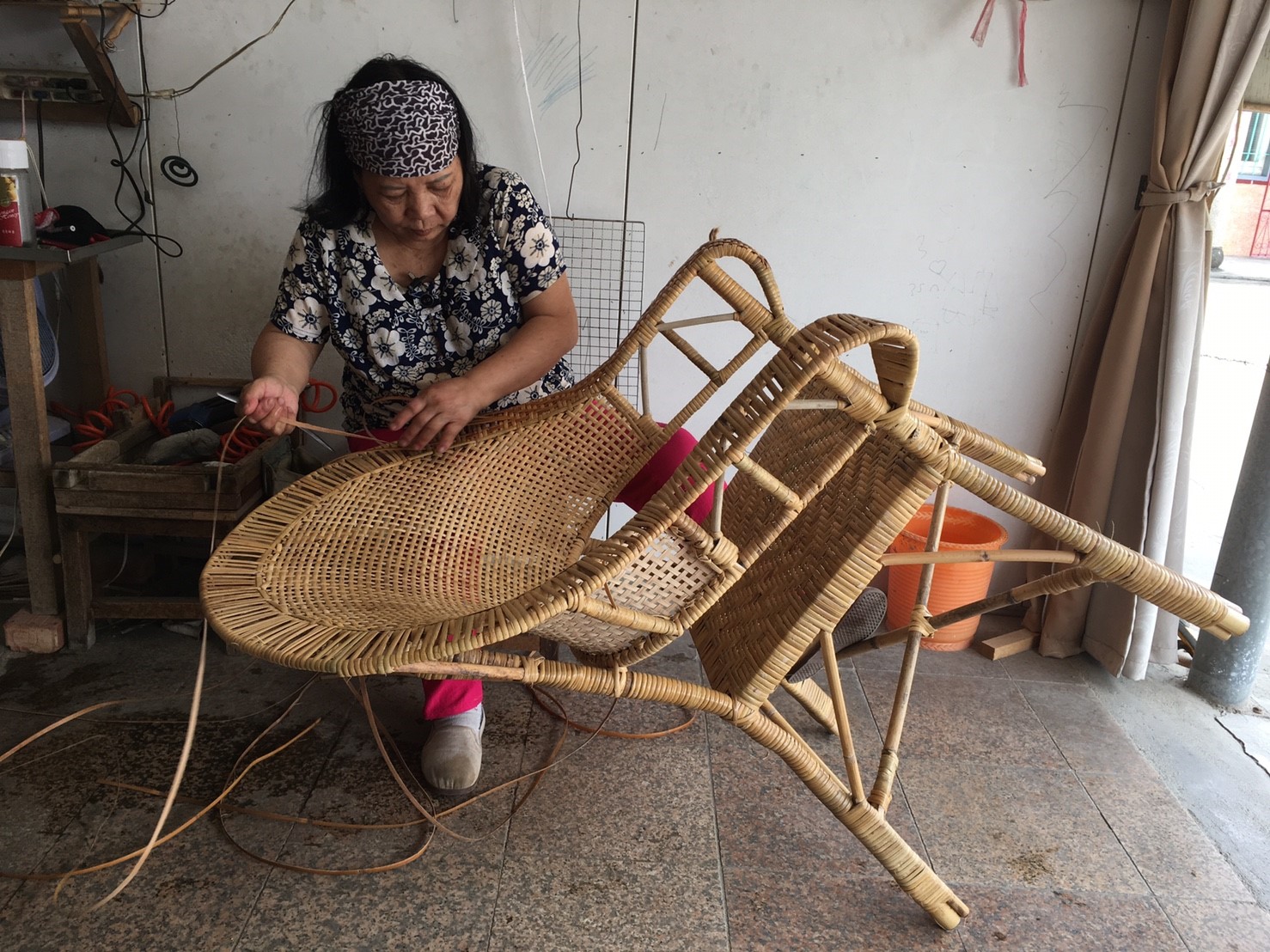 Rattan Chairs, the Folkcraft in Meinong