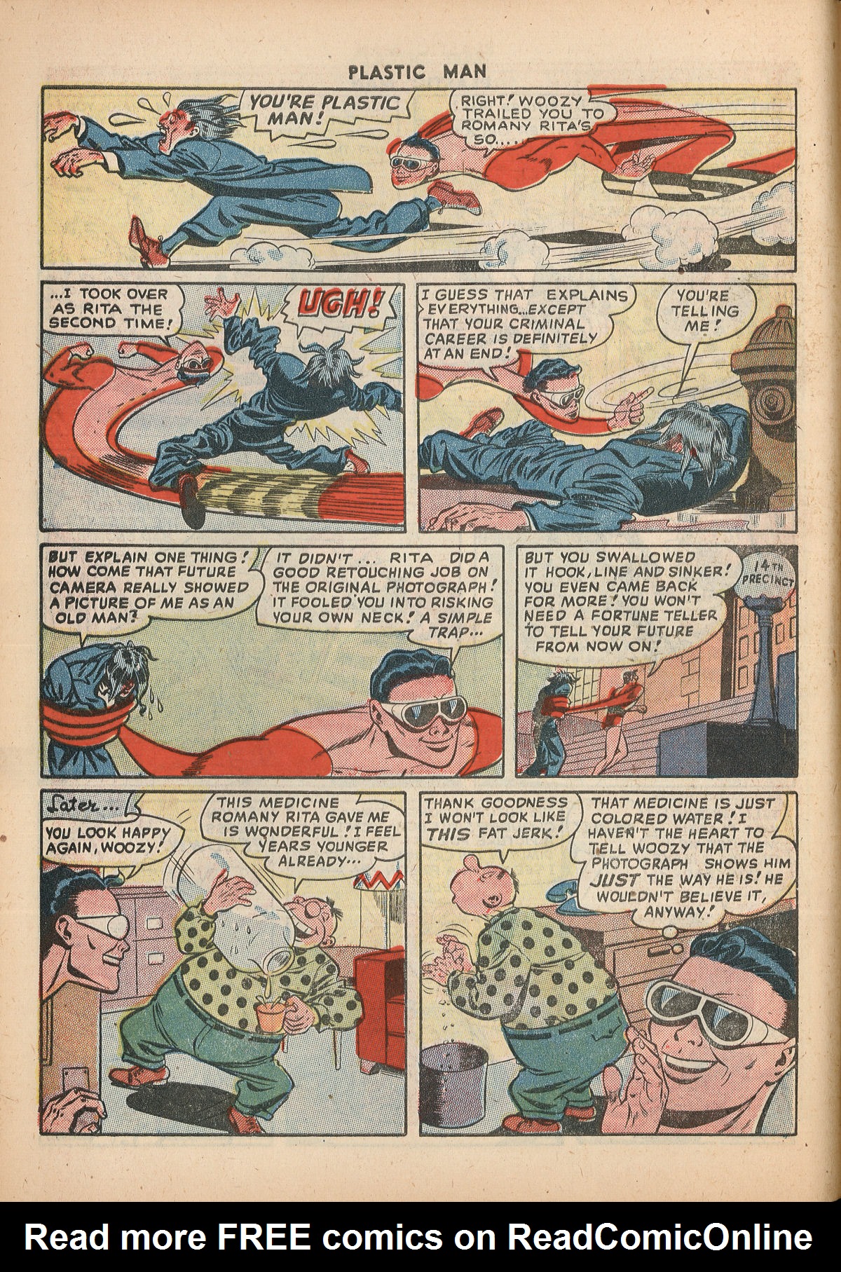 Read online Plastic Man (1943) comic -  Issue #15 - 14