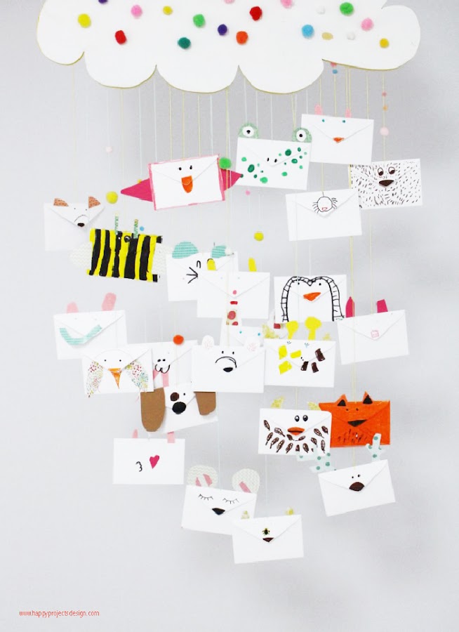 Calendario de adviento sobres DIY