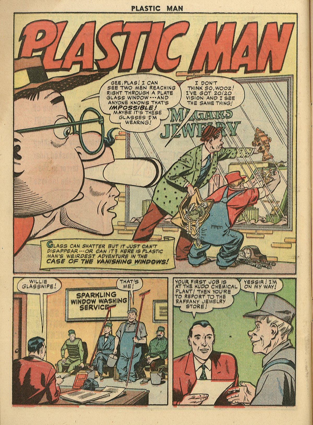 Read online Plastic Man (1943) comic -  Issue #28 - 16
