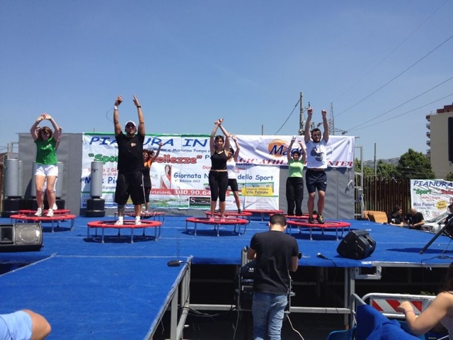 allenamento di perdita di peso trampolino