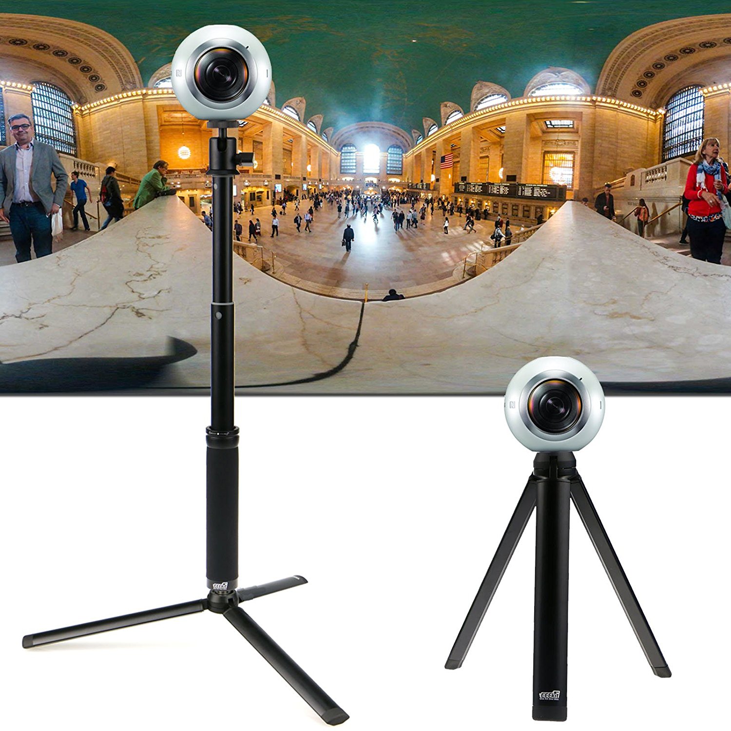 EEEKit selfie stick / monopod with tripod stand and case for Samsung