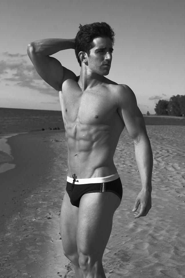 For Mens Underwear Model Corey Kirk, a Day at the Beach 