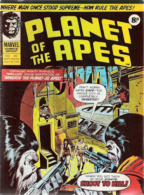 Marvel UK Planet of the Apes #40, Beneath the Planet of the Apes