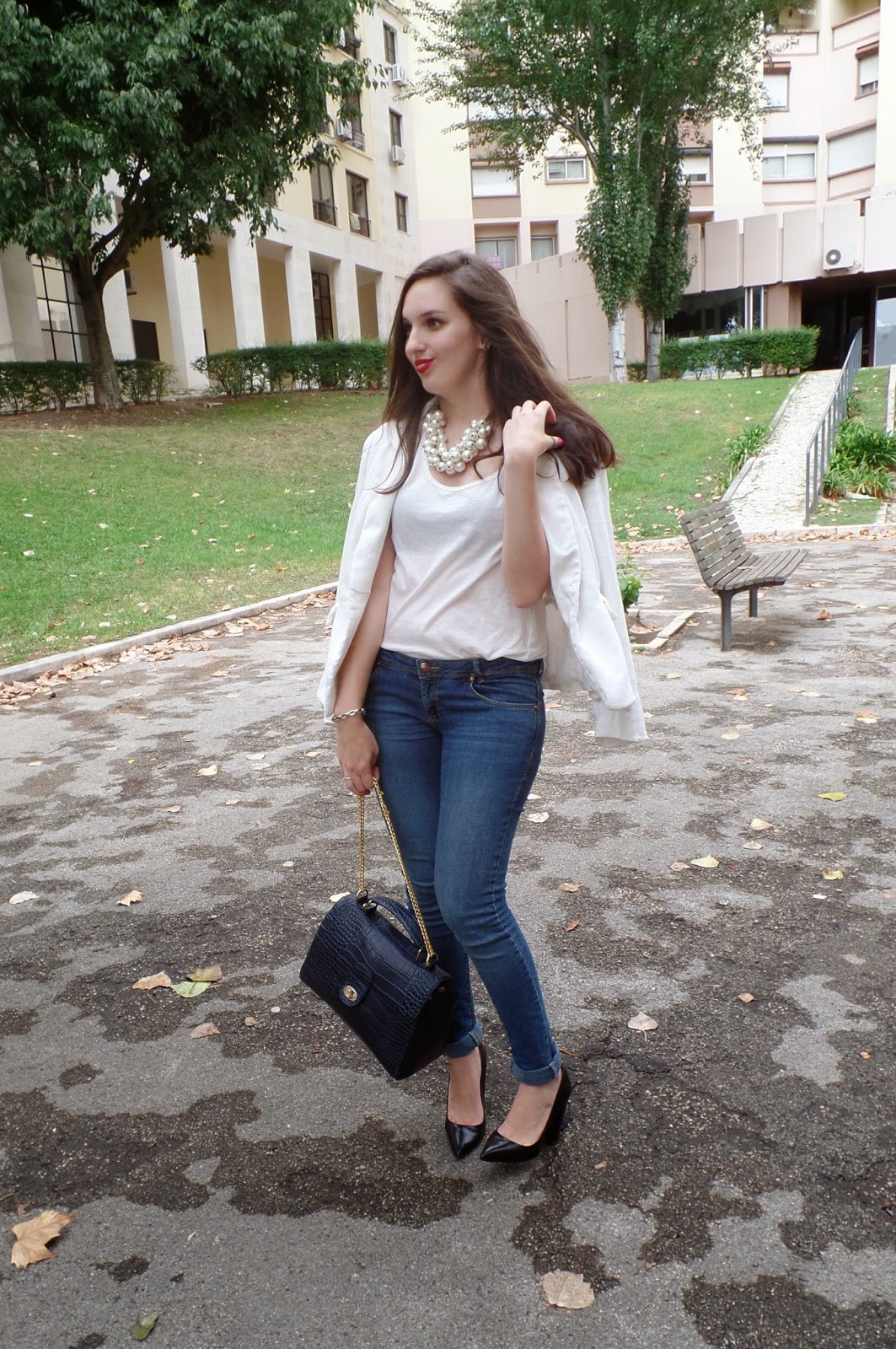 jeans and pumps