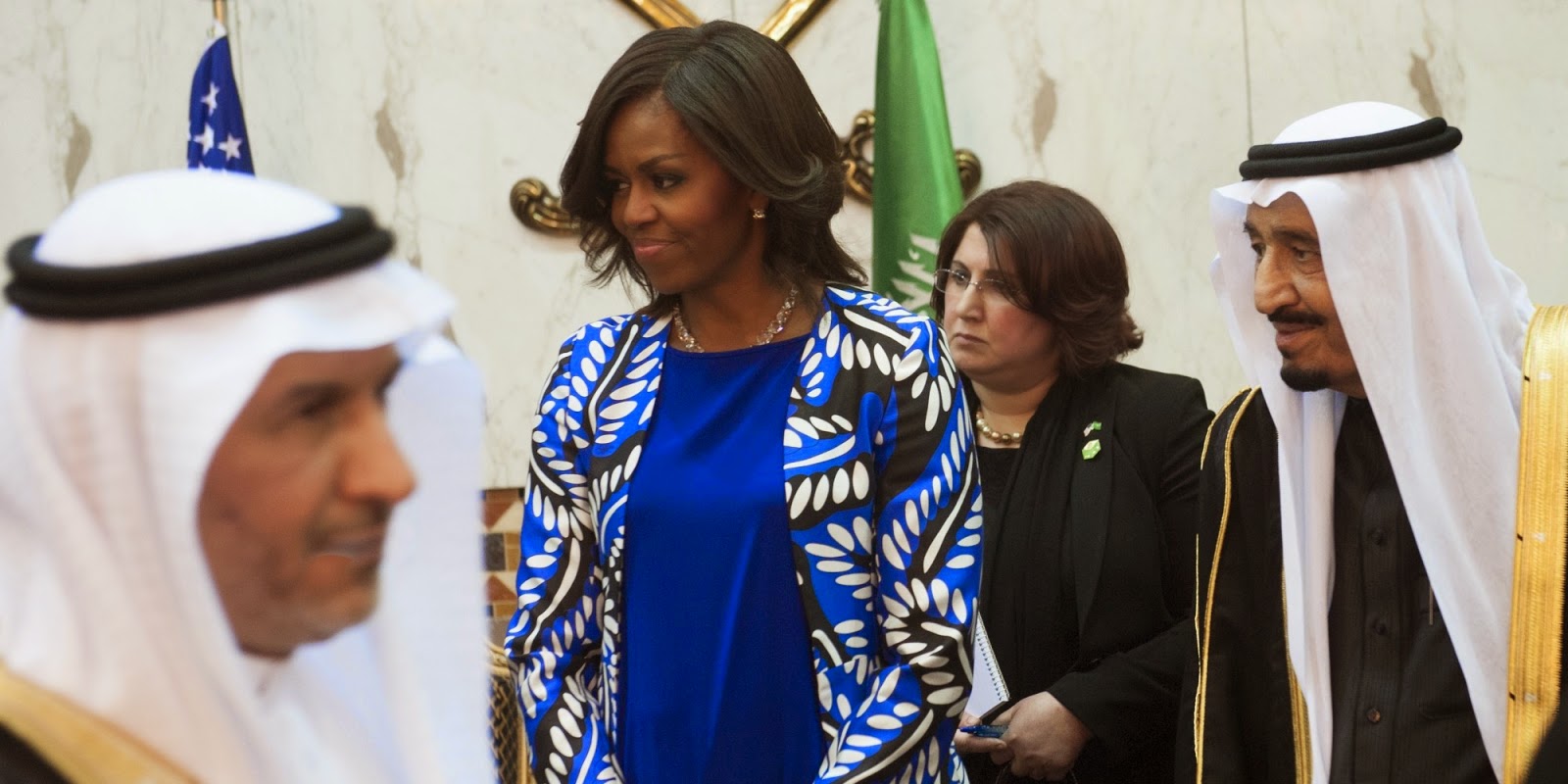 Some Saudis criticized Michelle Obama's decision not to cover her head on her Saudi visit