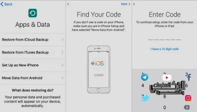 نقل الاسماء من الاندرويد الى الآيفون