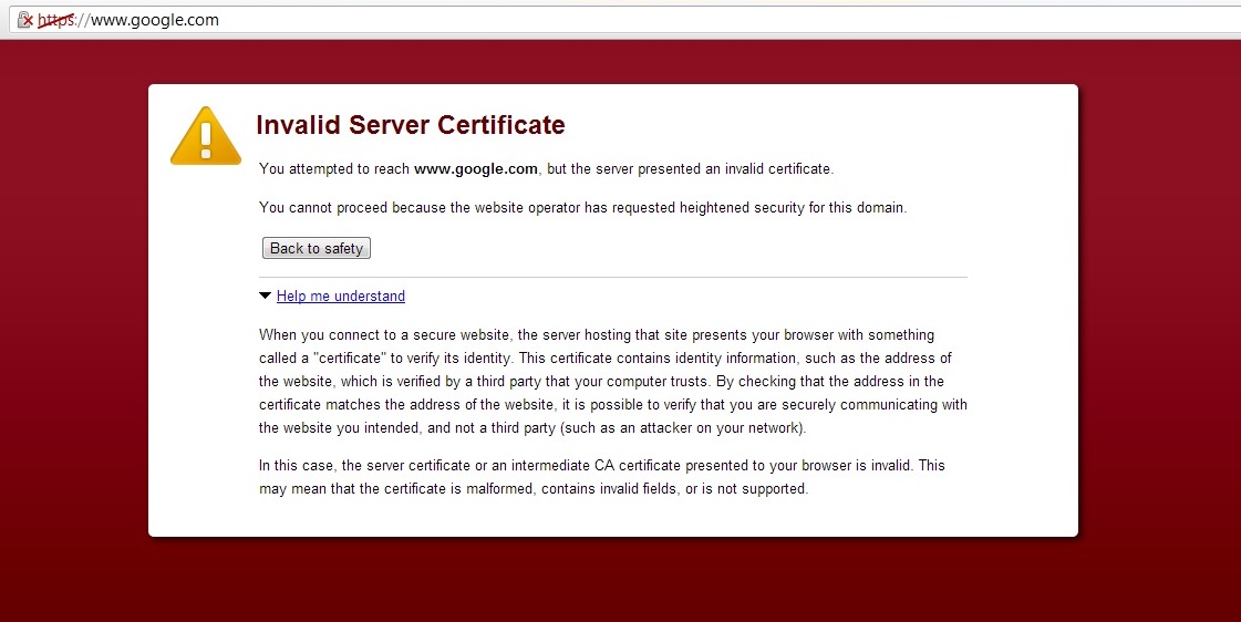 chrome download certificate
