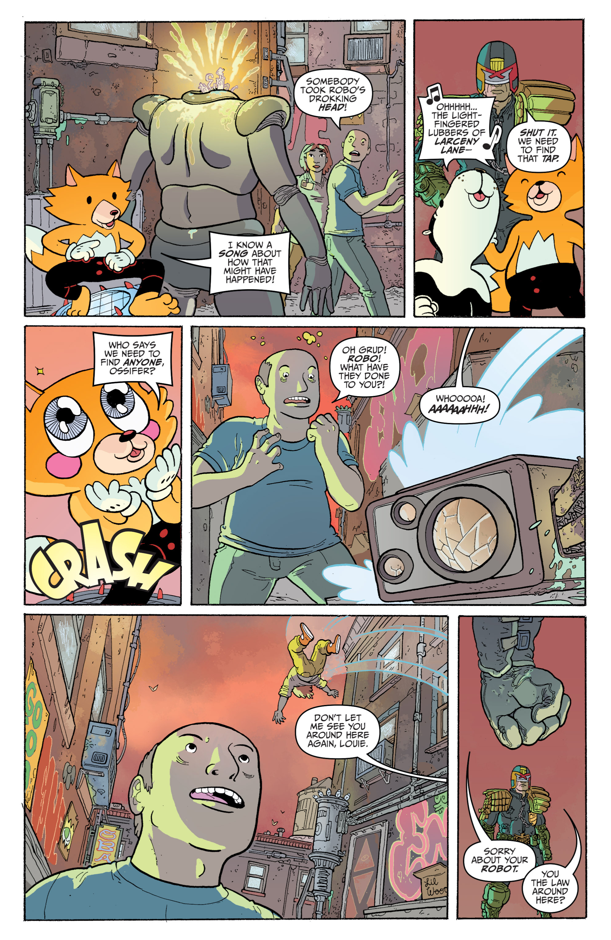 Read online Judge Dredd: Mega-City Two comic -  Issue #4 - 8