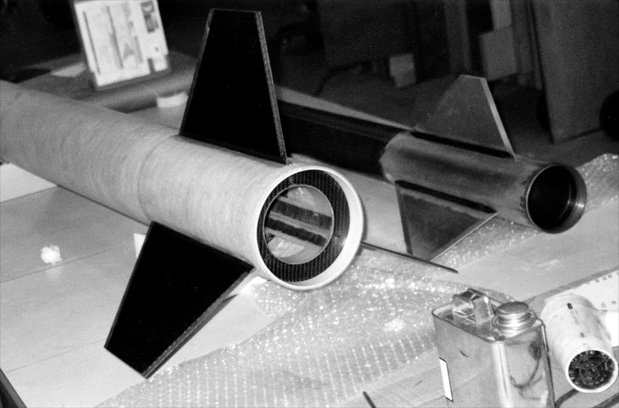 Vintage Rocketry Retrospection N Project 6" Glass Fibre/Carbon Fibre