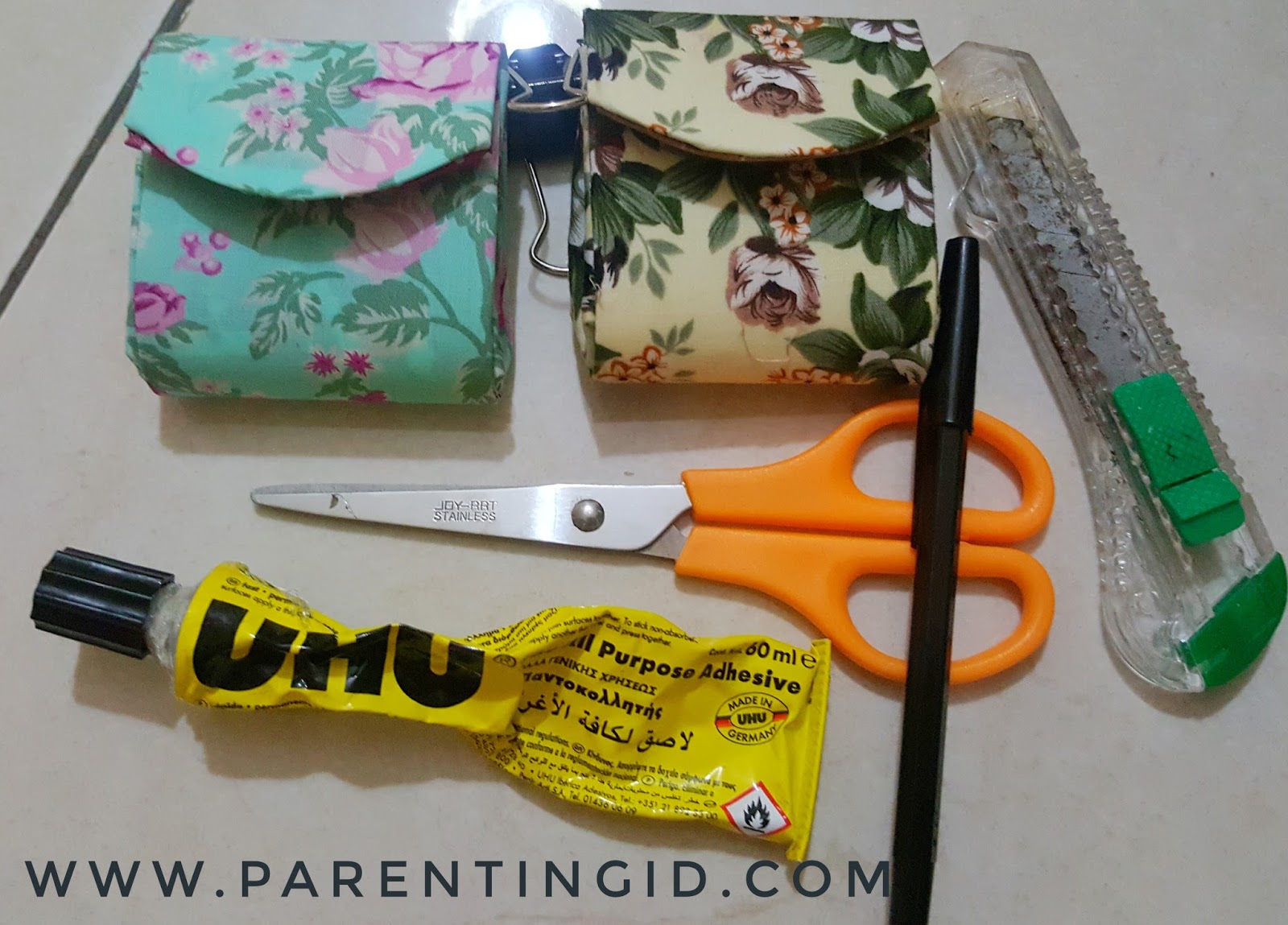 Fun Time #21 : Membuat Dompet Koin dari Kardus Bekas - Seni Mendidik Anak
