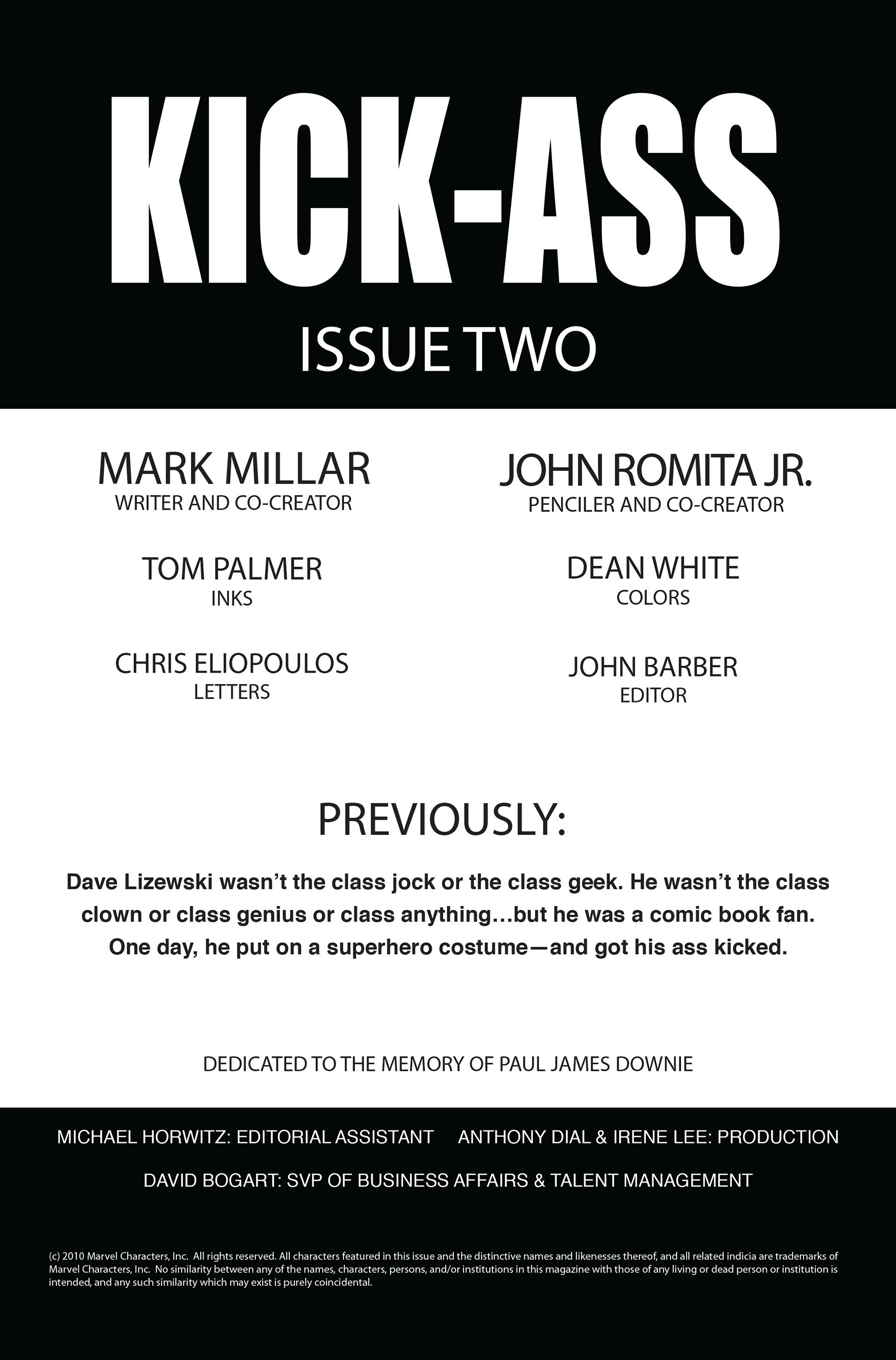 Read online Kick-Ass comic -  Issue #2 - 2