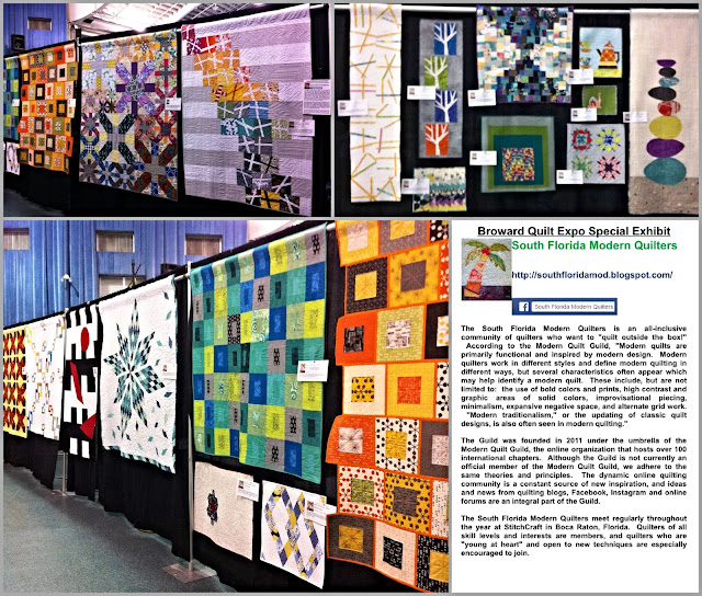 South Florida Modern Quilt Guild SFMQG Quilt Show Exhibits
