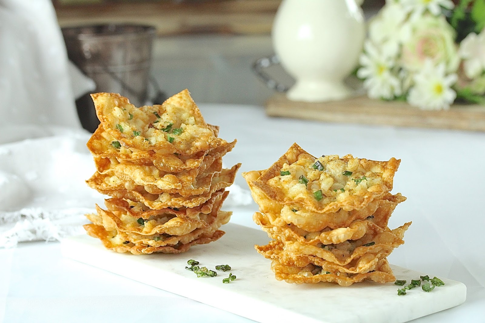 SHRIMP WONTON CHIPS In Good Flavor Great Recipes Great Taste