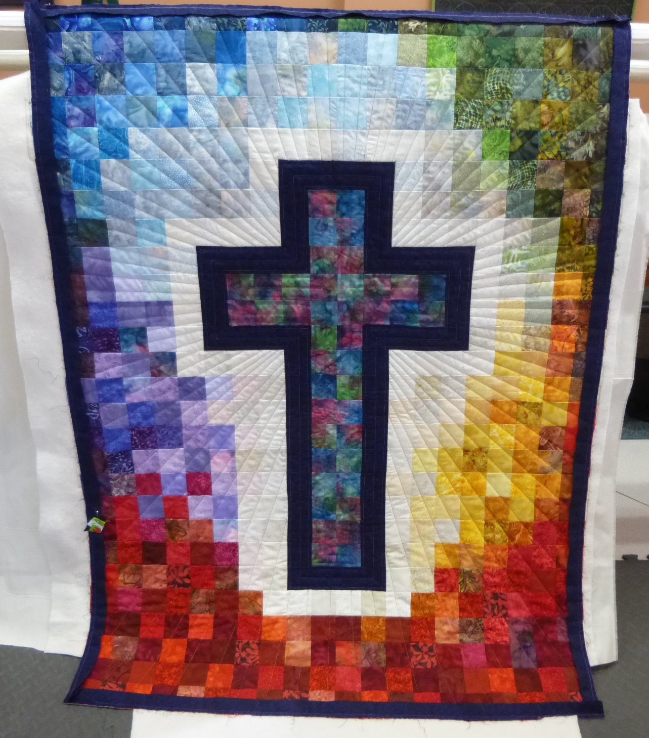 caledonia quilter Batik Cross, Quilts of Valour, Endofseason