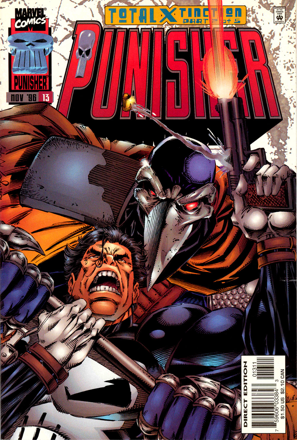 Read online Punisher (1995) comic -  Issue #13 - Total X-tinction - 1