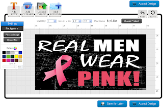Breast Cancer Banner Template in Online Designer
