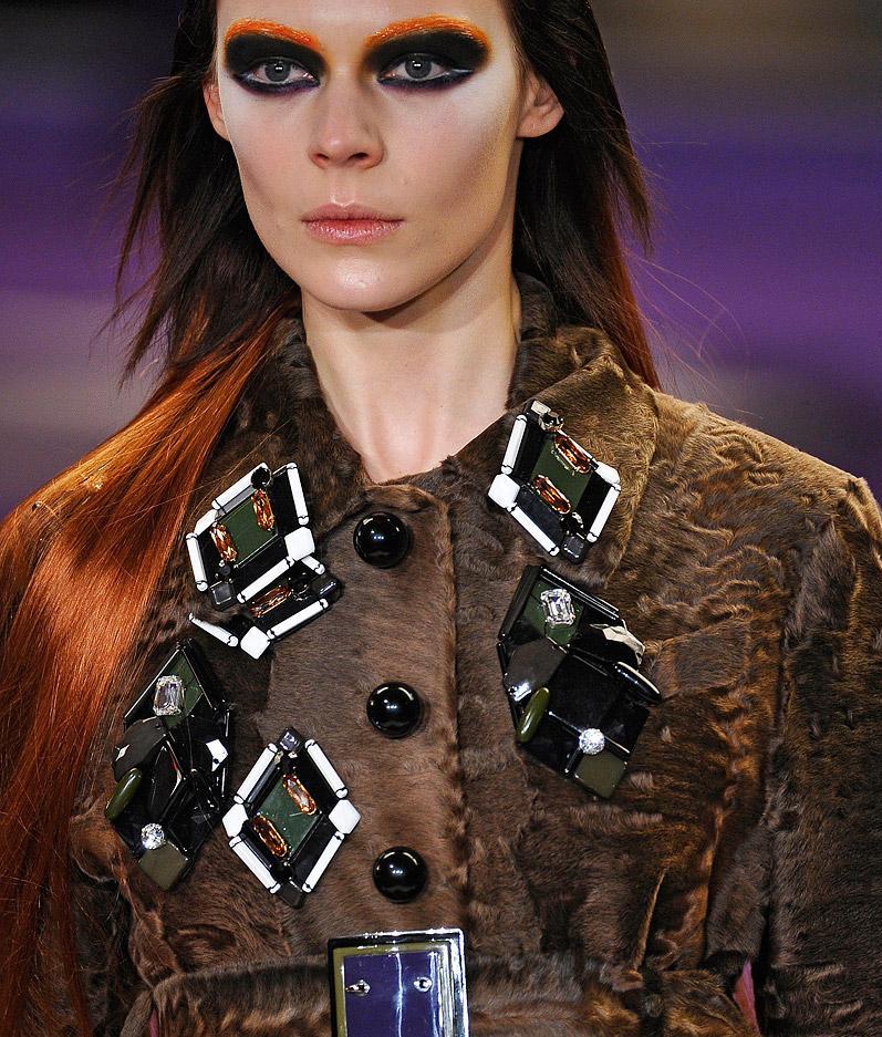 Fashion & Lifestyle: Eye Makeup... Prada Fall 2012