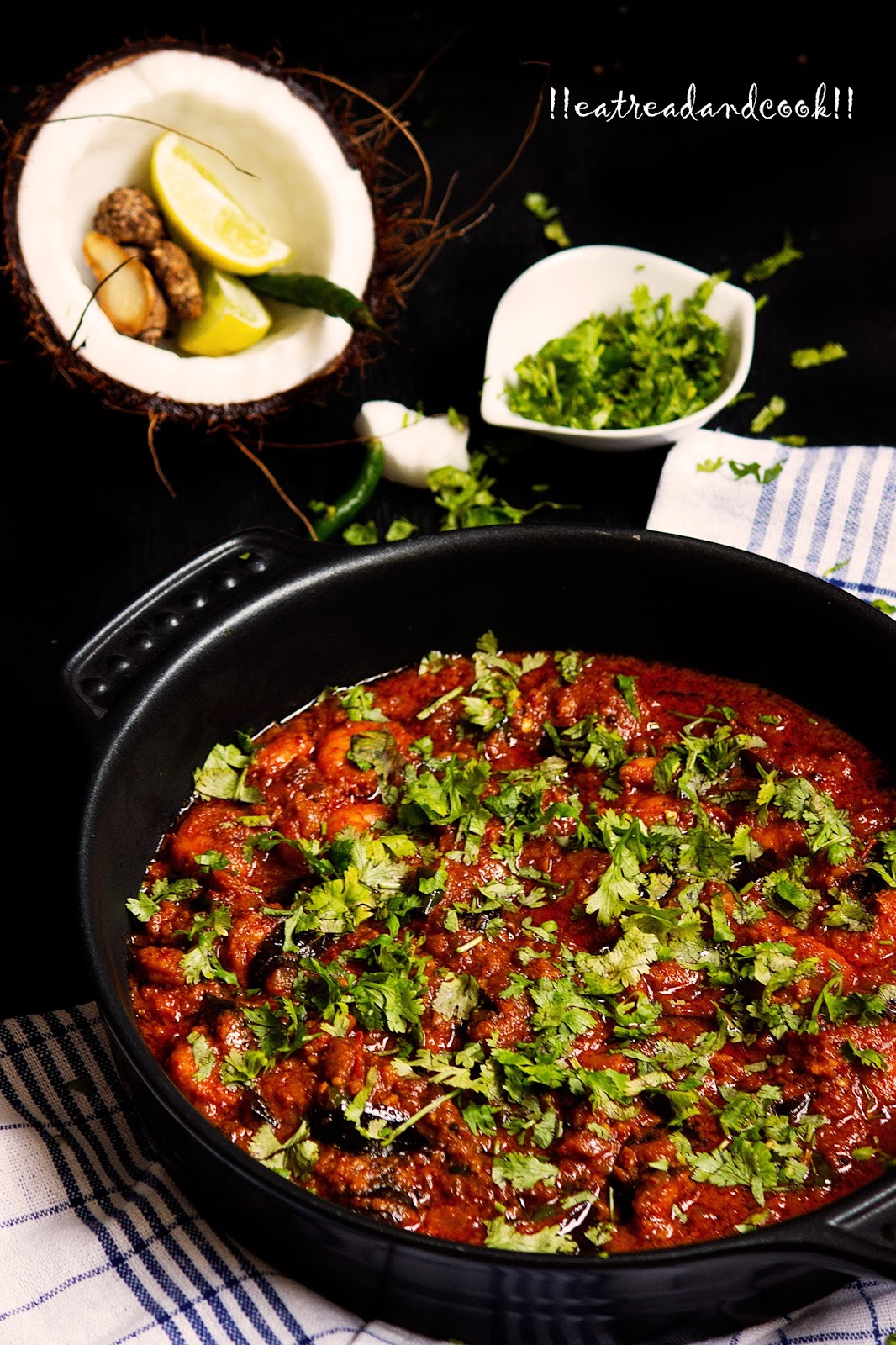 Kerala Style Prawn Curry