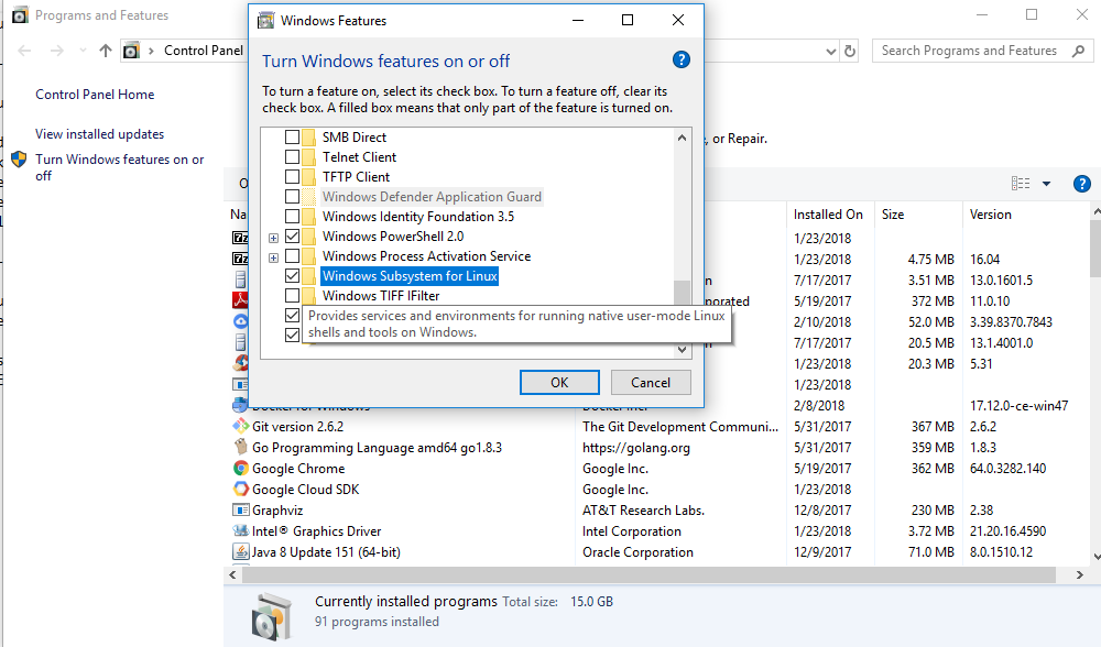 setup hyperledger fabric on windows 10