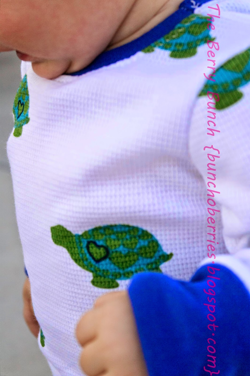 The Berry Bunch: Turtle Thermal PJs: Stitch Swap & KCW