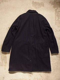 Engineered Garments "Reversible Coat in Dk.Navy 20oz Melton/Nyco Ripstop"