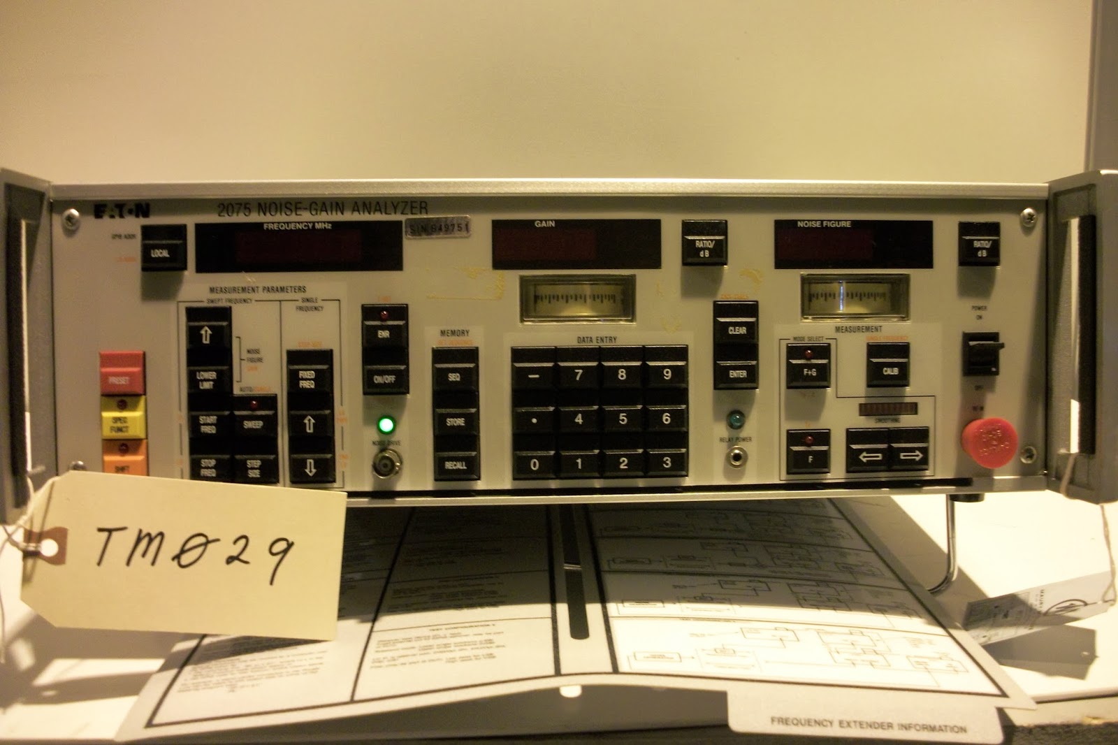 Eaton MT2075D Noise Gain Analyzer (TM029) Panatron Inc.