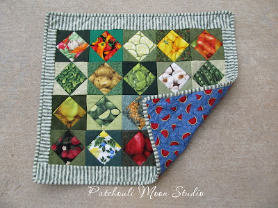 Patchouli Moon Studio~Quilted Refrigerator Topper