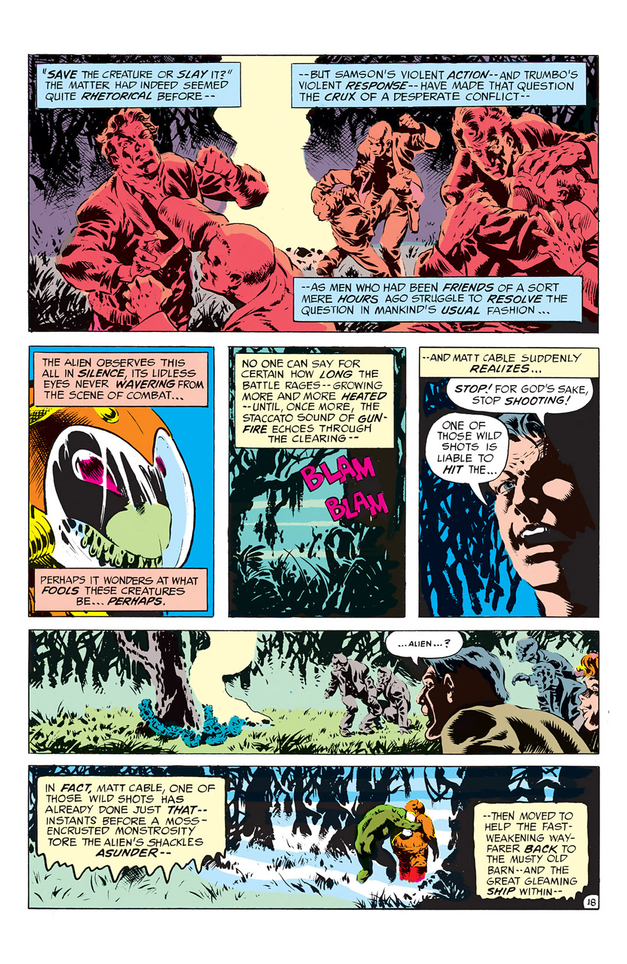Read online Swamp Thing (1972) comic -  Issue #9 - 19