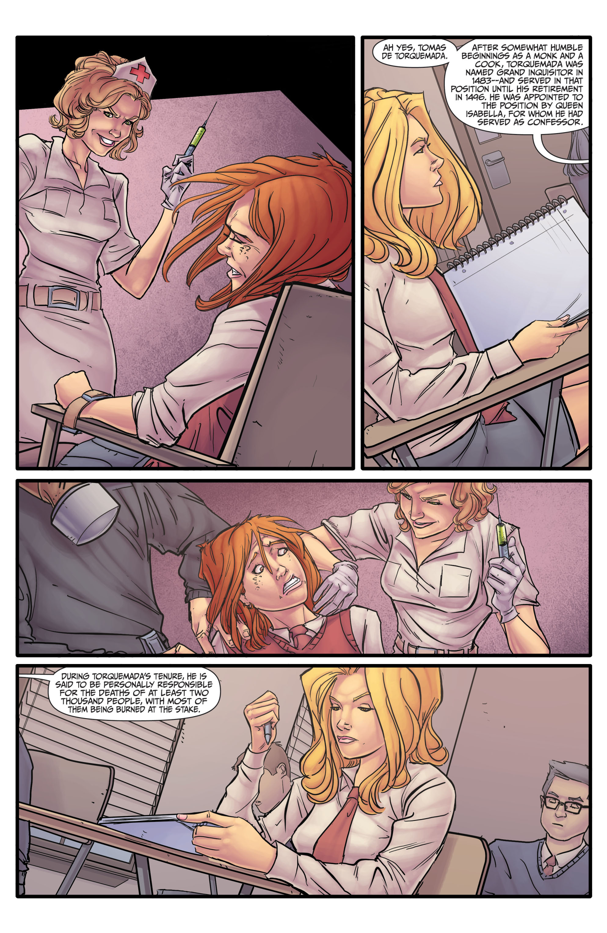 Read online Morning Glories comic -  Issue #3 - 27