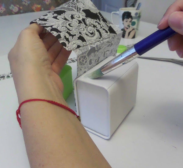 manualidades con niños decoupage