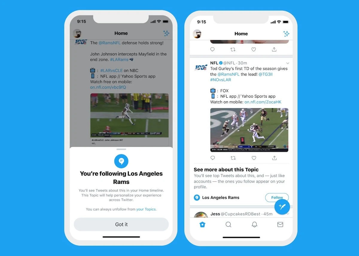 Twitter’s “Topics” Feature Test Gets Wider Rollout