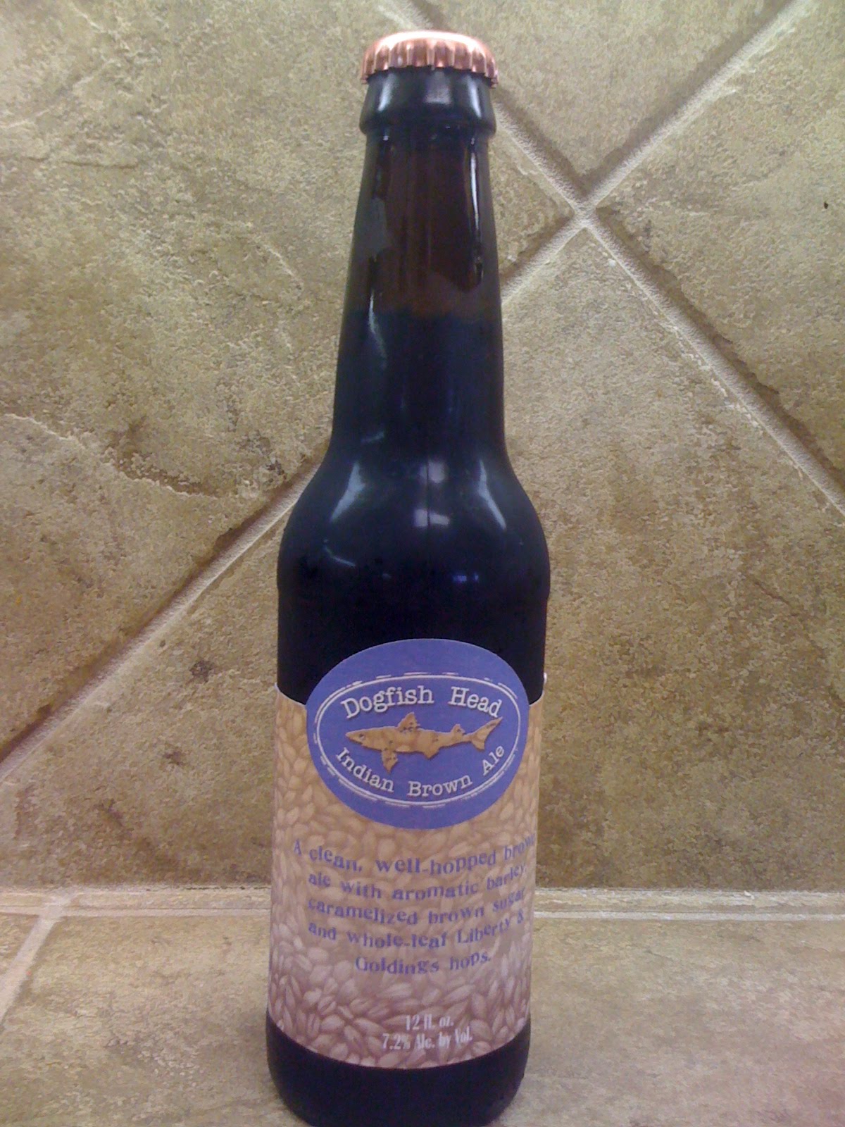 The Beer Basket Indian Brown Ale Dogfish head brewery