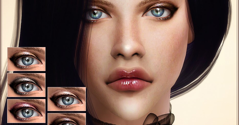 My Sims 4 Blog Eye Shadow And Eyeliner By Tifa