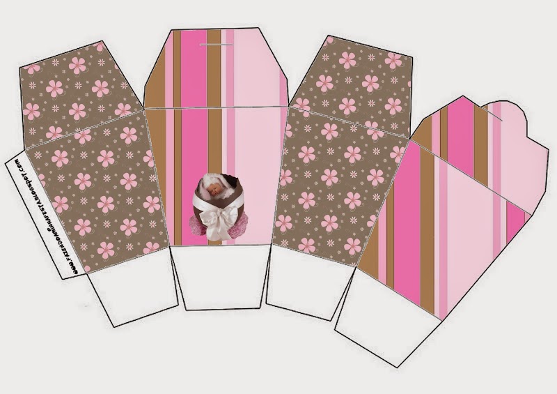 Anne Geddes para Pascua: Cajas de Bebes para Imprimir Gratis. Caja tipo "de comida china".