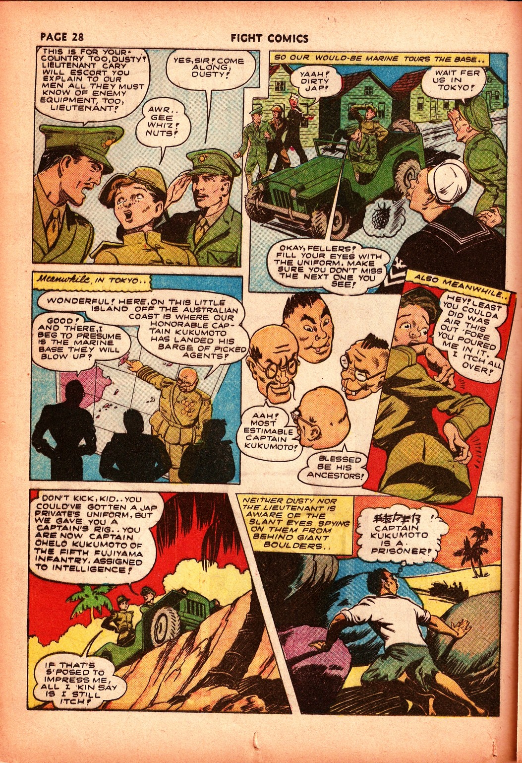 Read online Fight Comics comic -  Issue #26 - 30